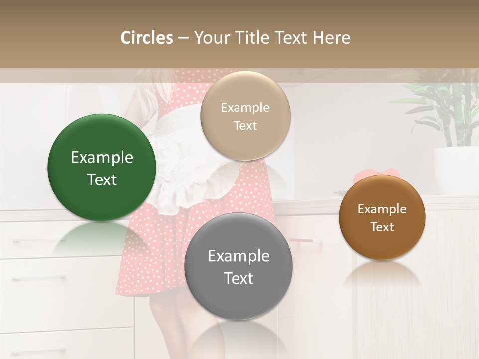 Young Cheerful Pin Up PowerPoint Template