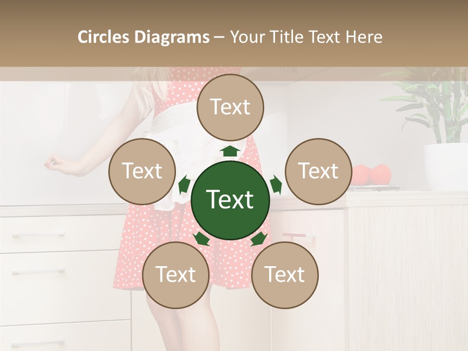 Young Cheerful Pin Up PowerPoint Template