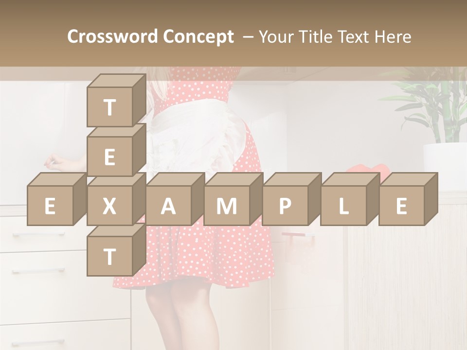 Young Cheerful Pin Up PowerPoint Template