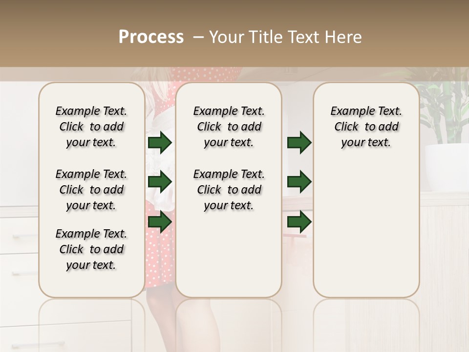 Young Cheerful Pin Up PowerPoint Template