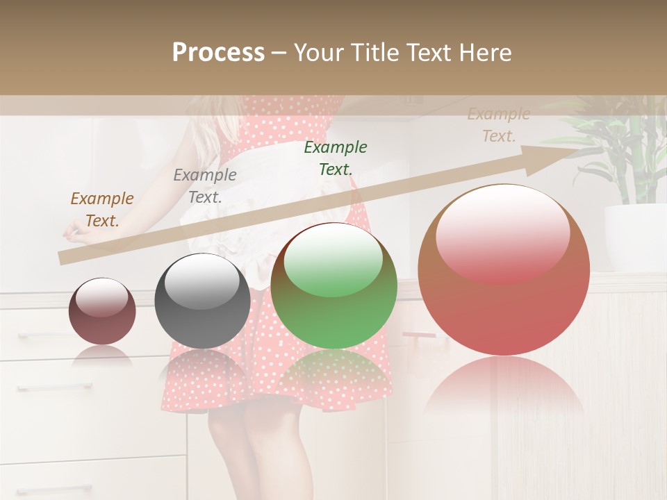 Young Cheerful Pin Up PowerPoint Template