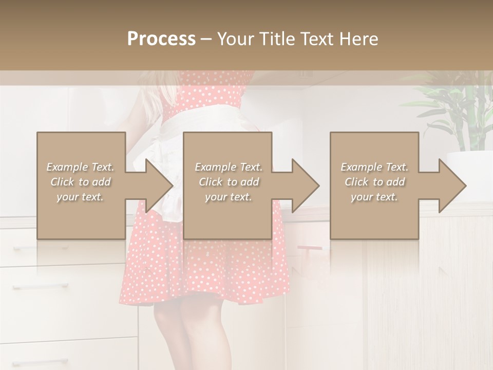 Young Cheerful Pin Up PowerPoint Template