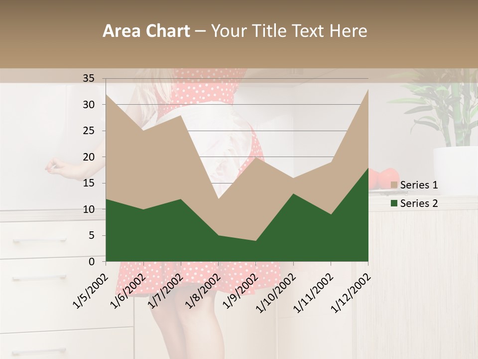 Young Cheerful Pin Up PowerPoint Template