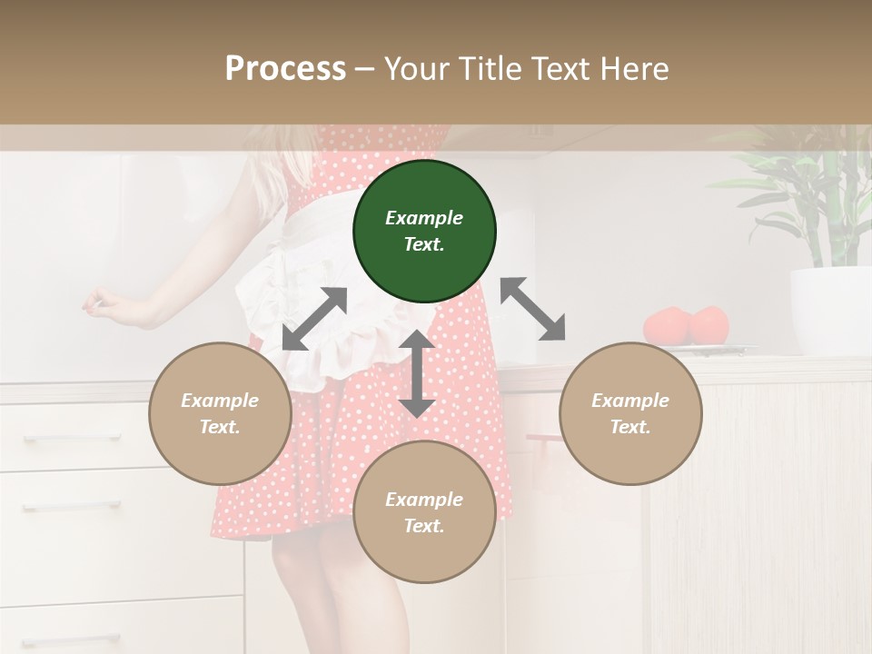 Young Cheerful Pin Up PowerPoint Template