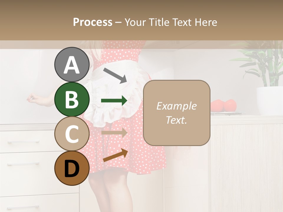 Young Cheerful Pin Up PowerPoint Template