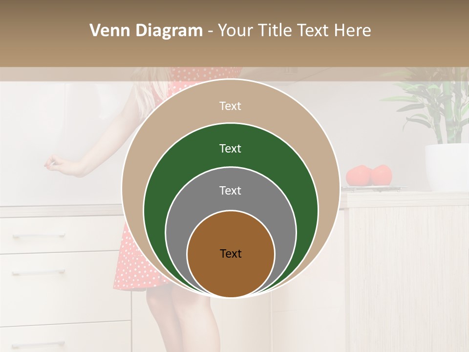 Young Cheerful Pin Up PowerPoint Template
