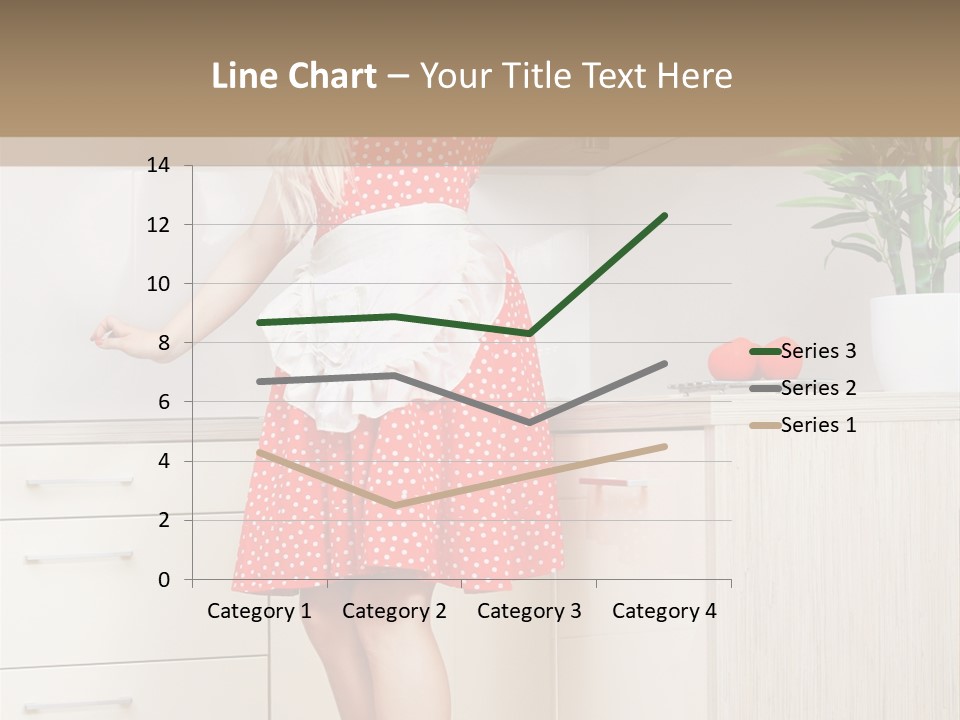 Young Cheerful Pin Up PowerPoint Template