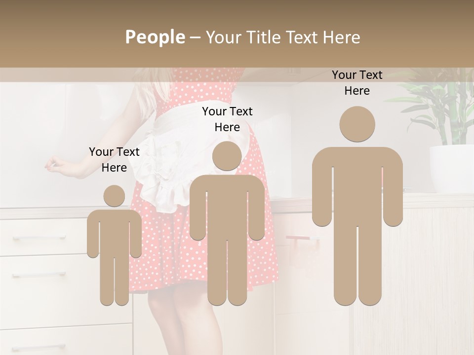 Young Cheerful Pin Up PowerPoint Template