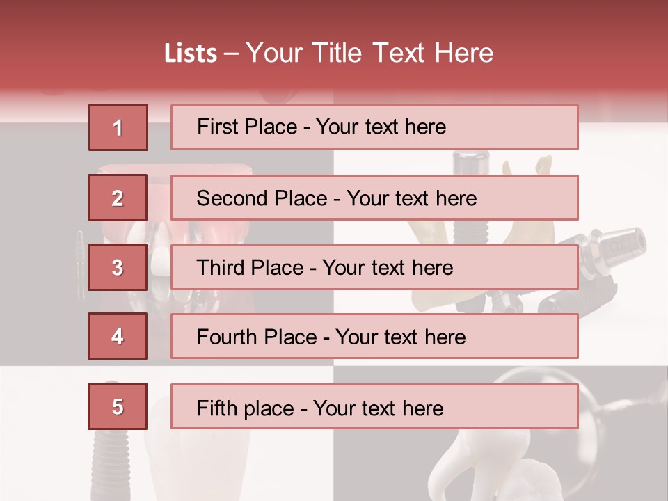 Treatment Accessory Roots PowerPoint Template