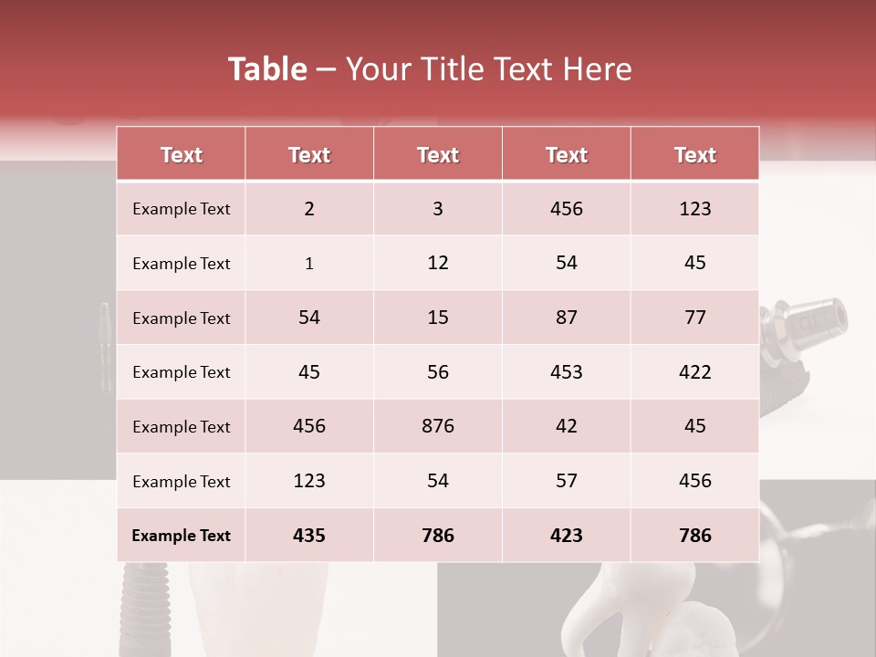 Treatment Accessory Roots PowerPoint Template