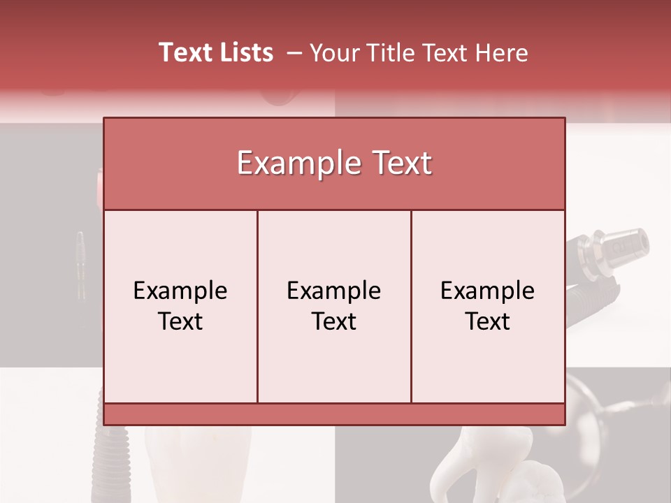 Treatment Accessory Roots PowerPoint Template