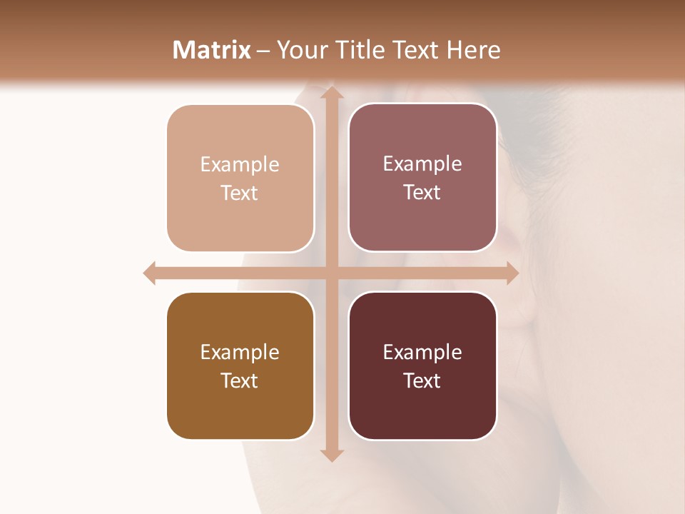 Background Face Conversation PowerPoint Template