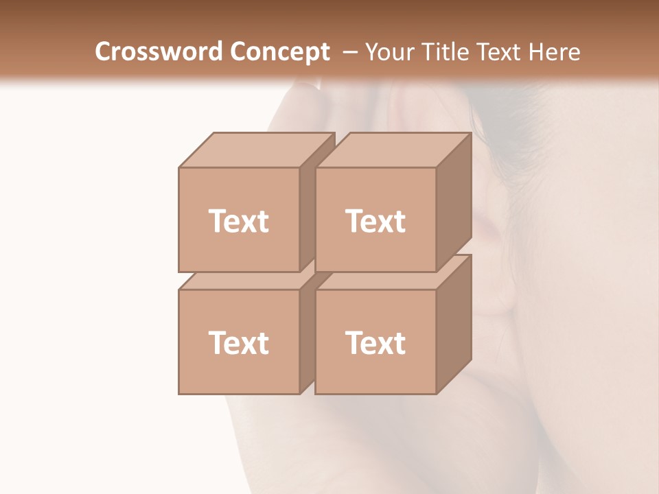 Background Face Conversation PowerPoint Template