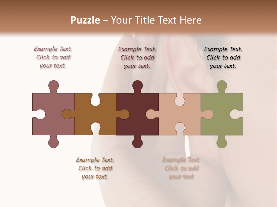 Background Face Conversation PowerPoint Template