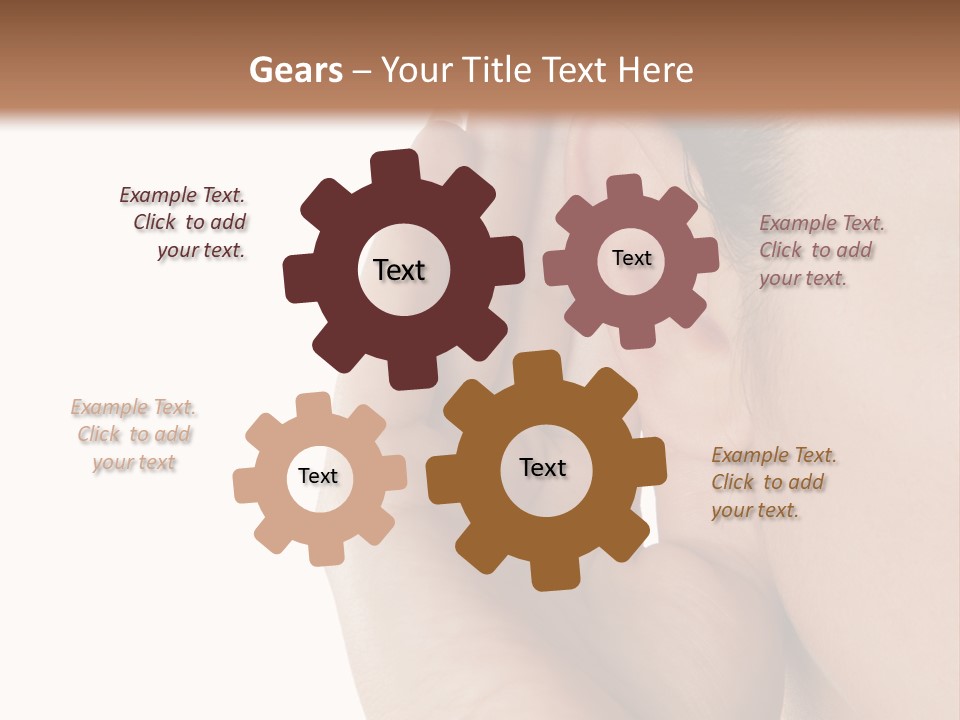 Background Face Conversation PowerPoint Template