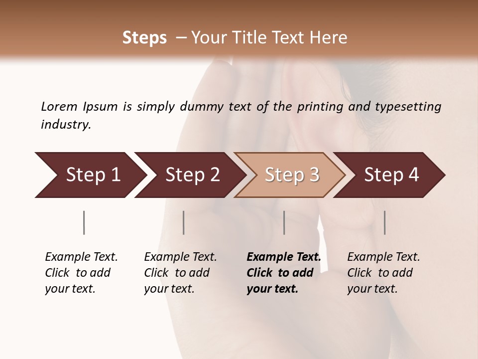 Background Face Conversation PowerPoint Template