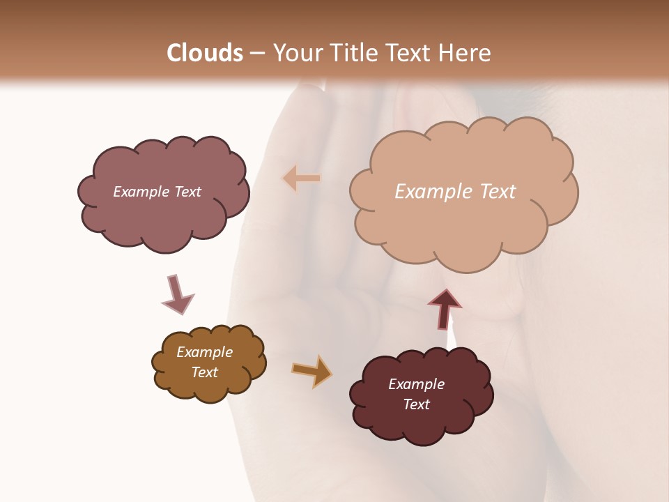 Background Face Conversation PowerPoint Template