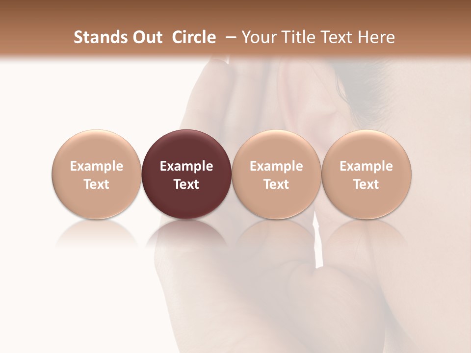 Background Face Conversation PowerPoint Template