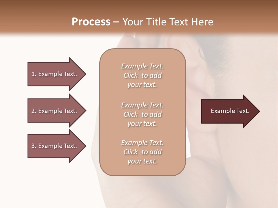 Background Face Conversation PowerPoint Template