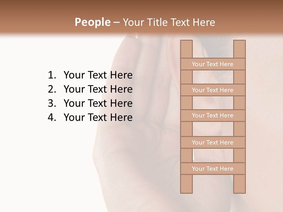Background Face Conversation PowerPoint Template
