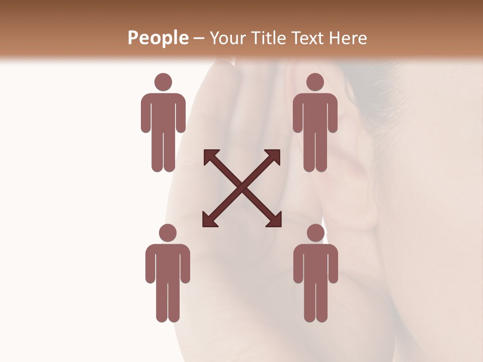 Background Face Conversation PowerPoint Template