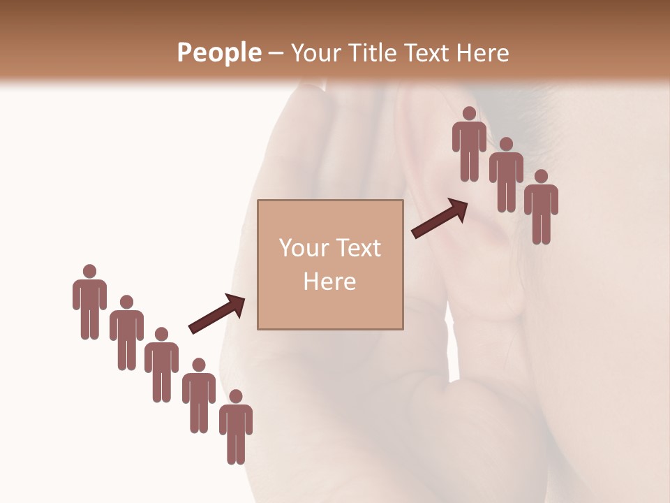 Background Face Conversation PowerPoint Template