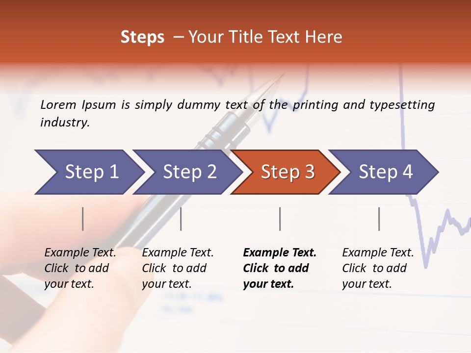Graph Account Investment PowerPoint Template