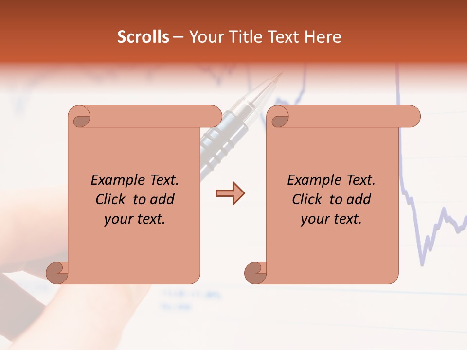 Graph Account Investment PowerPoint Template