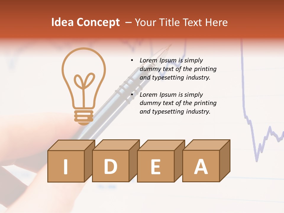 Graph Account Investment PowerPoint Template