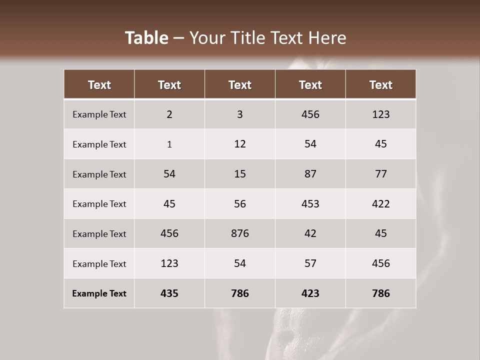 Muscular Strength Healthy PowerPoint Template