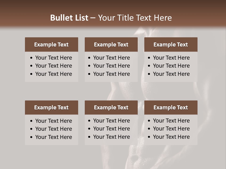 Muscular Strength Healthy PowerPoint Template