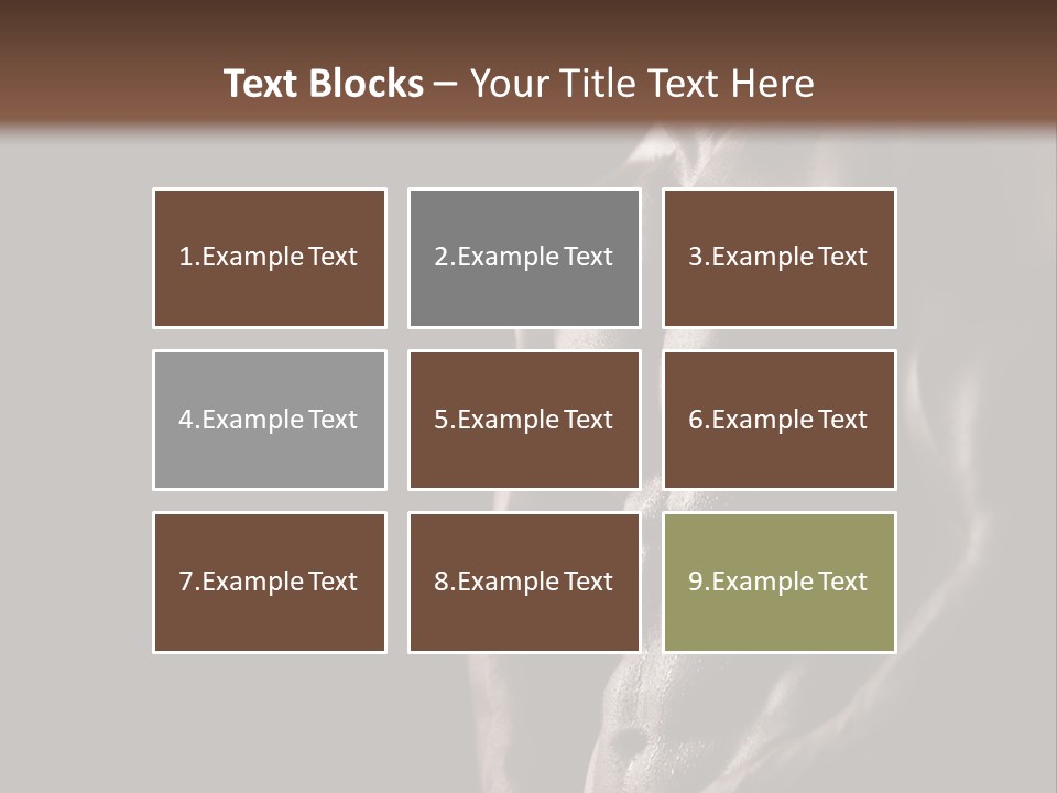 Muscular Strength Healthy PowerPoint Template