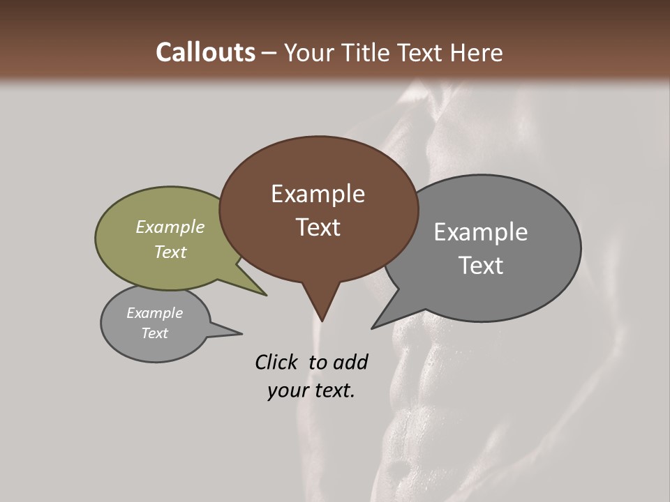 Muscular Strength Healthy PowerPoint Template