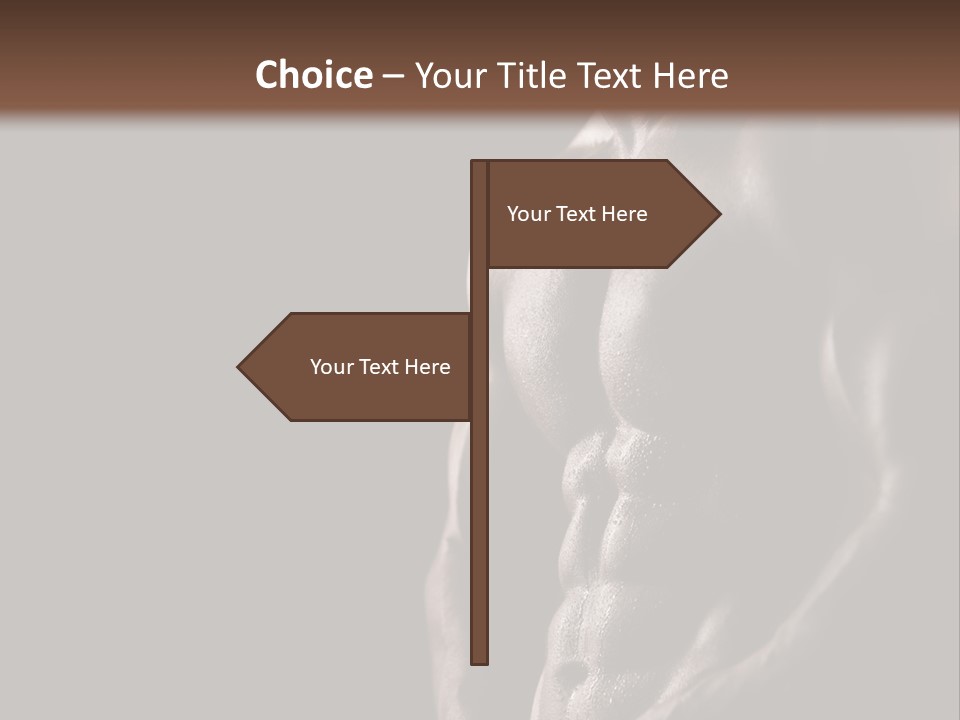 Muscular Strength Healthy PowerPoint Template