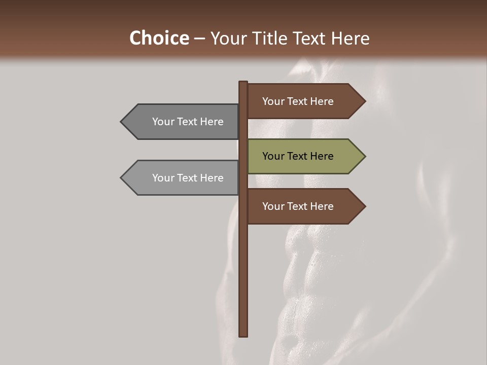 Muscular Strength Healthy PowerPoint Template