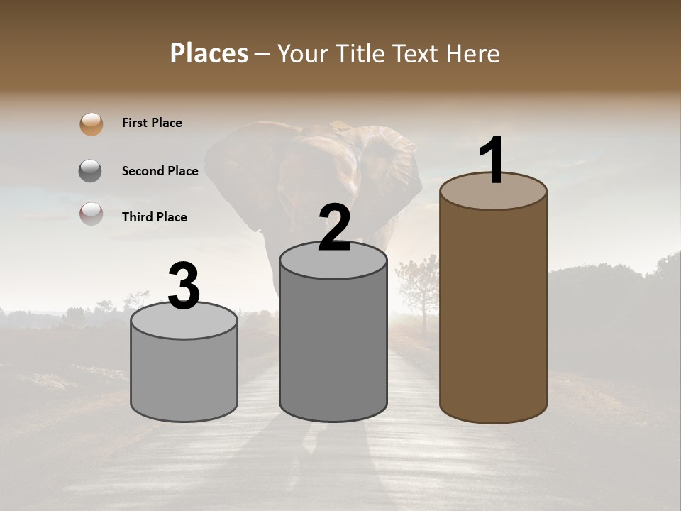 Ears Teeth Tusk PowerPoint Template