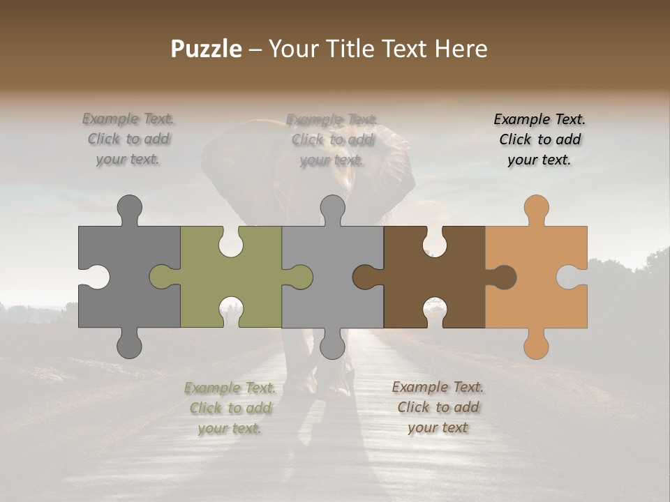 Ears Teeth Tusk PowerPoint Template