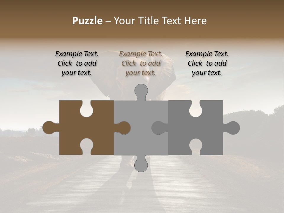 Ears Teeth Tusk PowerPoint Template