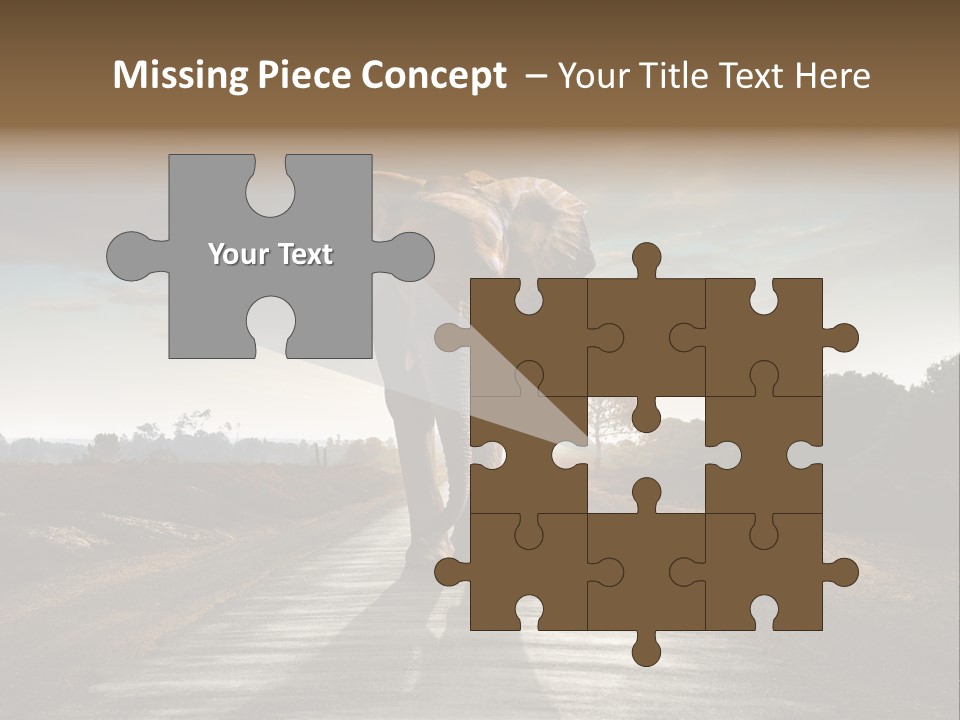 Ears Teeth Tusk PowerPoint Template