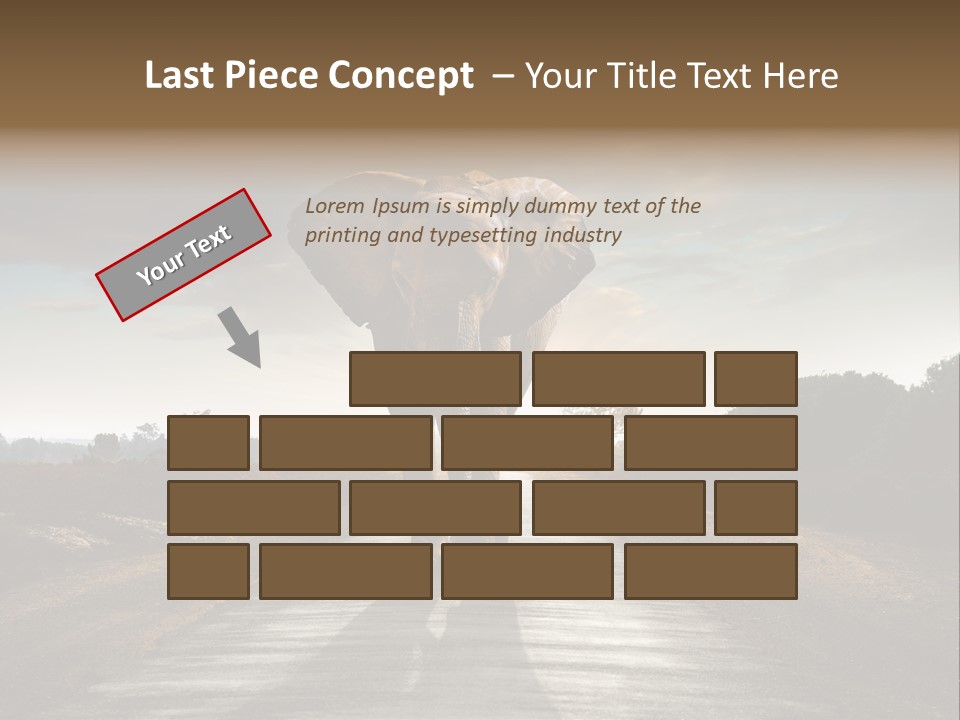 Ears Teeth Tusk PowerPoint Template