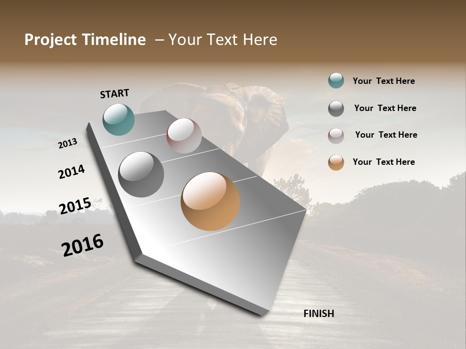 Ears Teeth Tusk PowerPoint Template