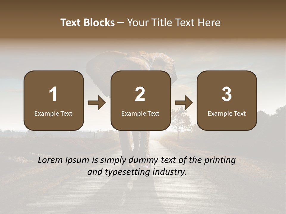 Ears Teeth Tusk PowerPoint Template