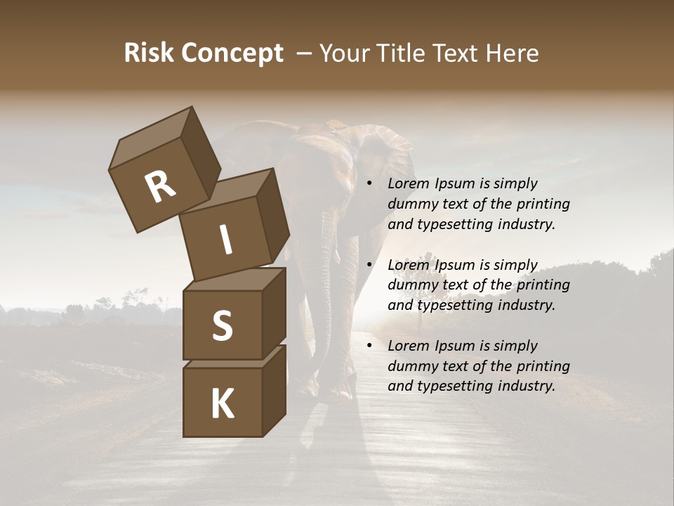 Ears Teeth Tusk PowerPoint Template