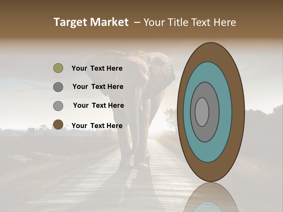 Ears Teeth Tusk PowerPoint Template