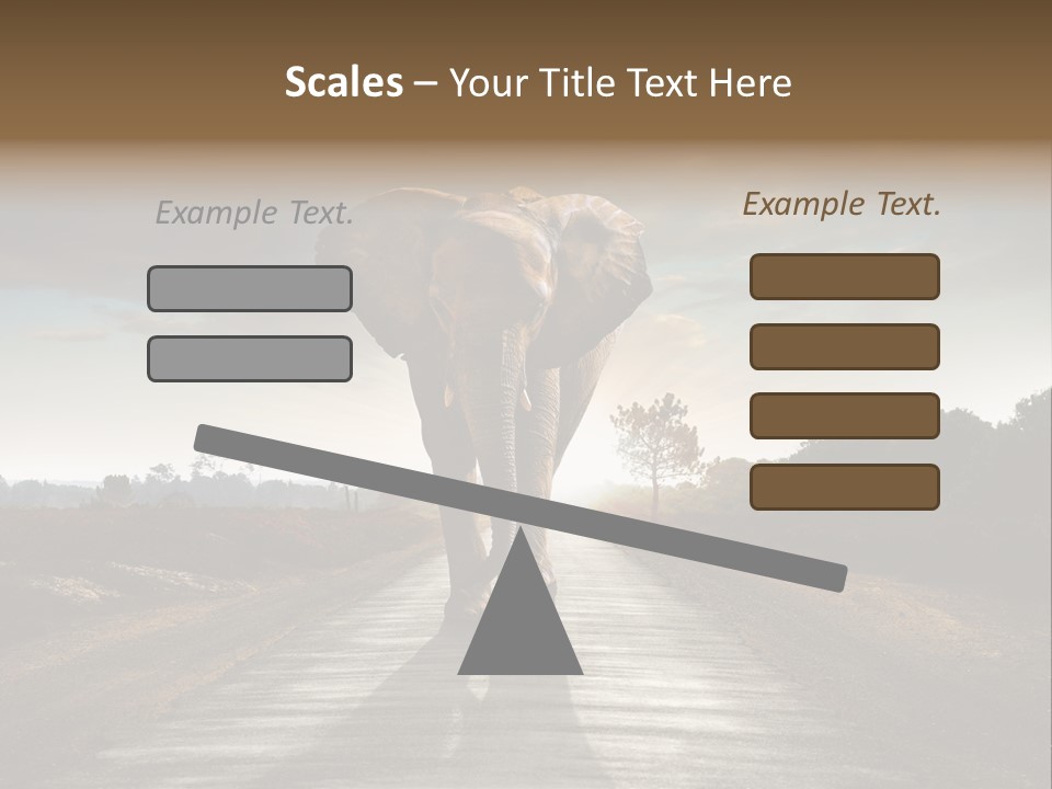 Ears Teeth Tusk PowerPoint Template