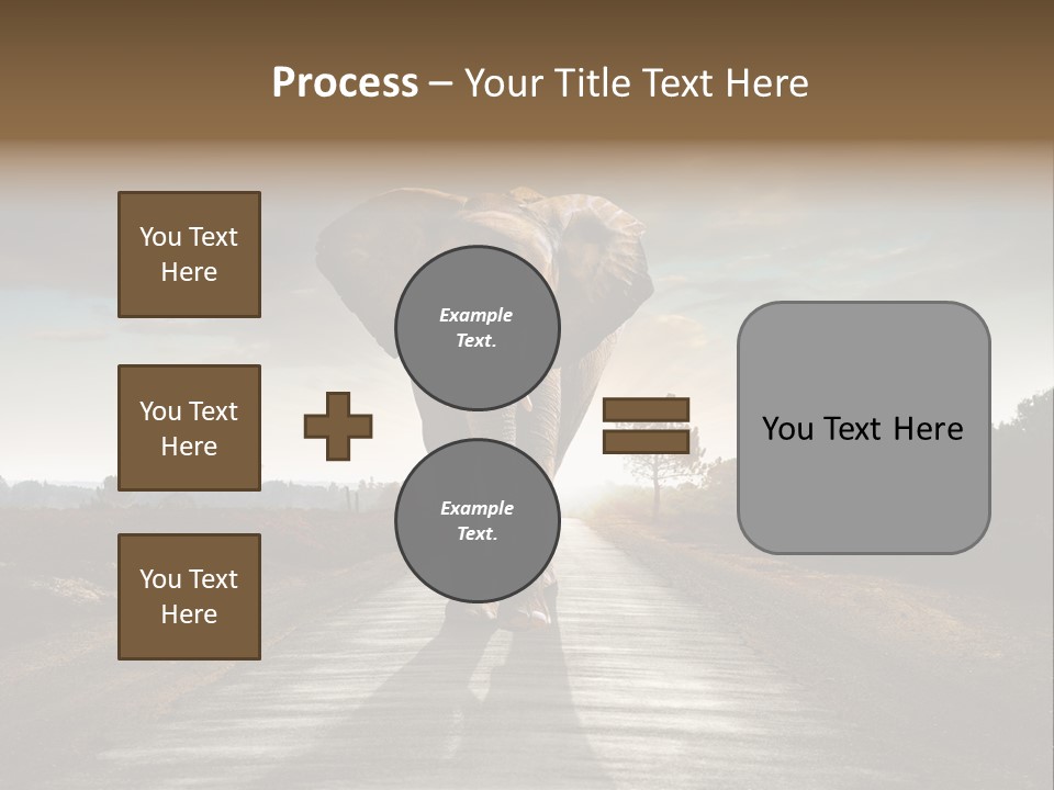 Ears Teeth Tusk PowerPoint Template