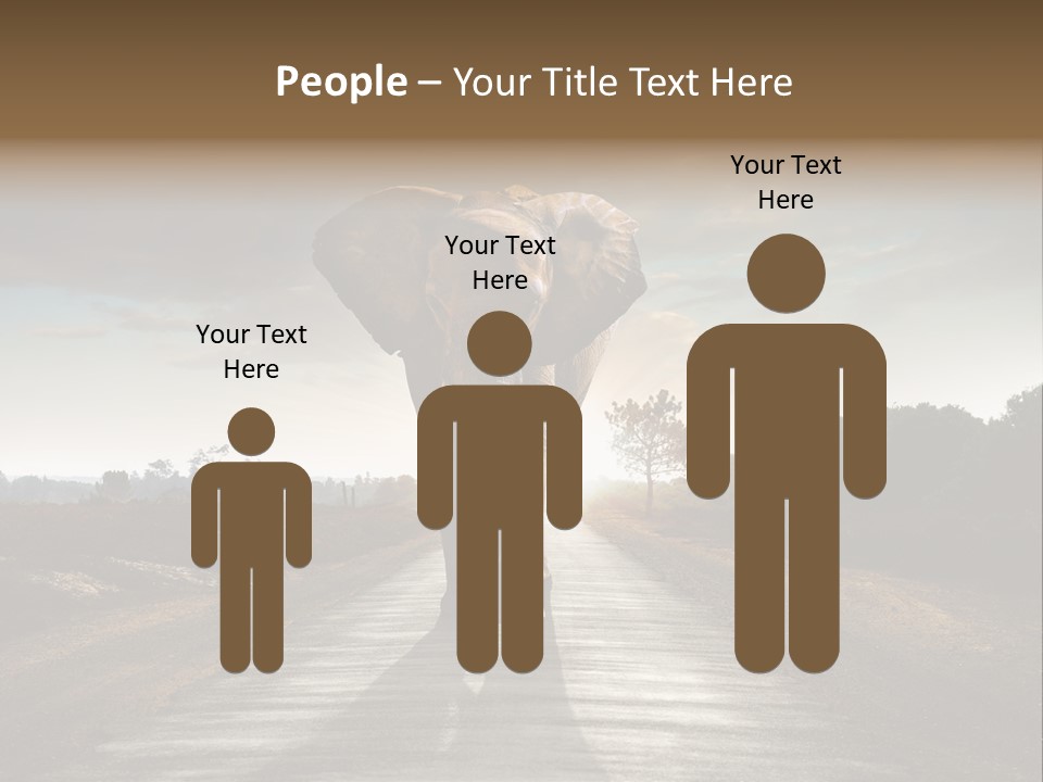 Ears Teeth Tusk PowerPoint Template