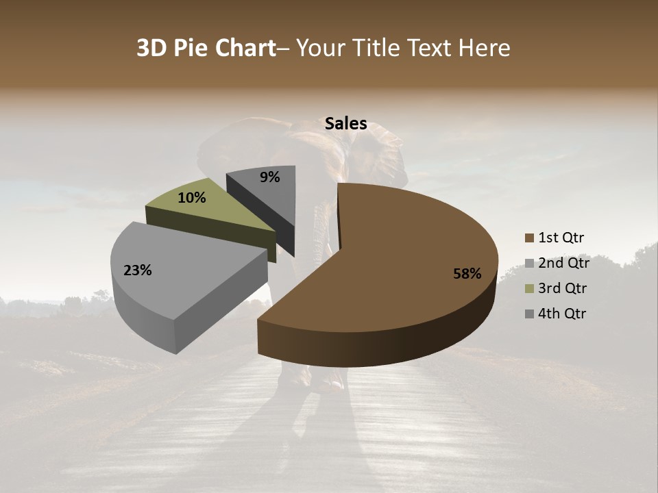 Ears Teeth Tusk PowerPoint Template