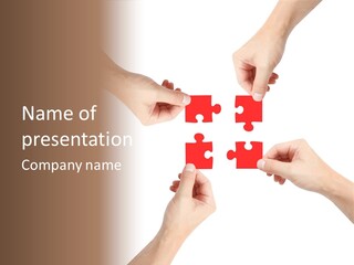 Jigsaw Unity Puzzle PowerPoint Template