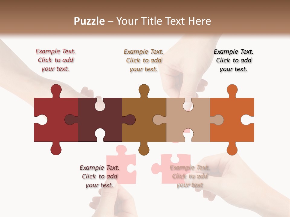 Jigsaw Unity Puzzle PowerPoint Template